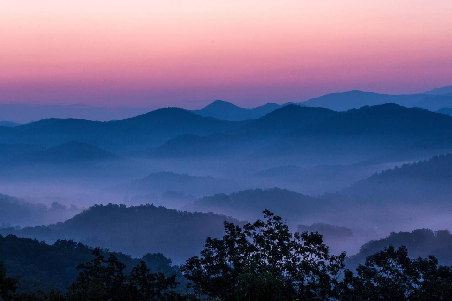 Romantic Mtn Cabin Hot Tub & Jacuzzi Views セバービル エクステリア 写真